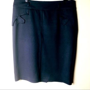 MISS ANKA Collection Navy mini skirt SIZE: 38 (8)
